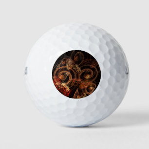 The Sound of Music Abstract Art Golf Balls