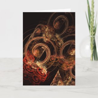 The Sound of Music Abstract Art Greeting Card