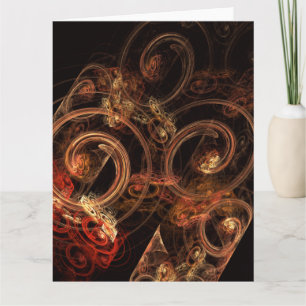 The Sound of Music Abstract Art Letterpress Thank You Card