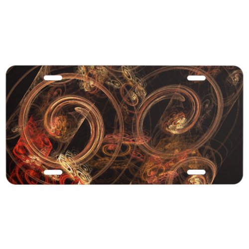 The Sound of Music Abstract Art License Plate