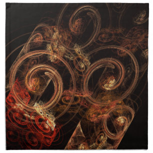 The Sound of Music Abstract Art Napkin