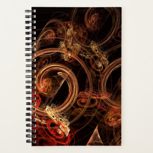 The Sound of Music Abstract Art Notebook