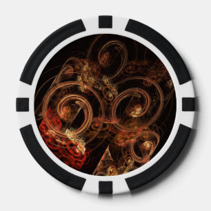 The Sound of Music Abstract Art Poker Chips
