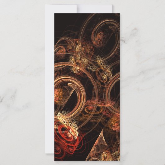The Sound of Music Abstract Art Rack Card (Back)
