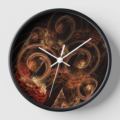 The Sound of Music Abstract Art Round Clock