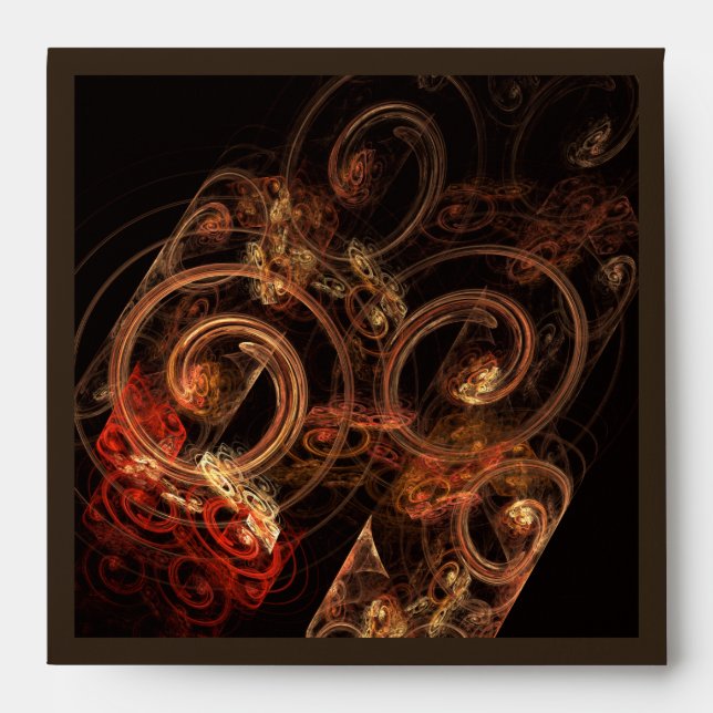 The Sound of Music Abstract Art Square Envelope (Front)