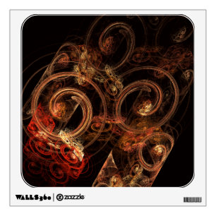 The Sound of Music Abstract Art Square Wall Sticker