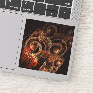 The Sound of Music Abstract Art Sticker