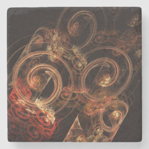 The Sound of Music Abstract Art Stone Coaster