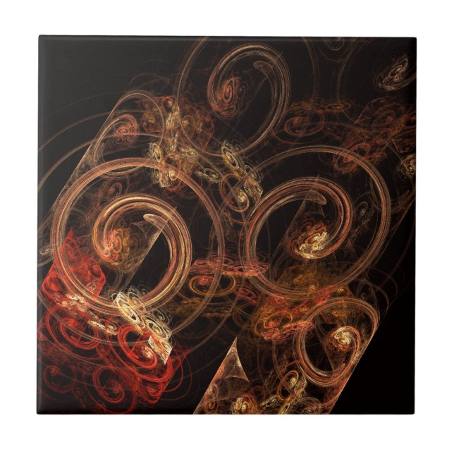 The Sound of Music Abstract Art Tile (Front)