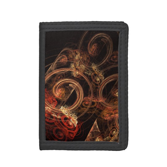 The Sound of Music Abstract Art Trifold Wallet (Front Vertical)