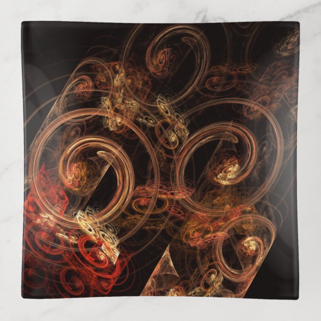 The Sound of Music Abstract Art Trinket Tray (Front)