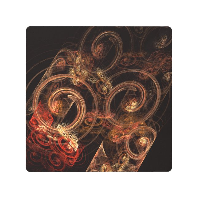 The Sound of Music Abstract Metal Wall Art (Front)