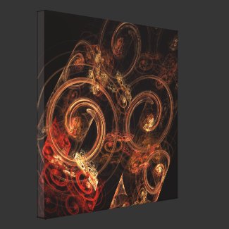 The Sound of Music Abstract Wrapped Canvas Print