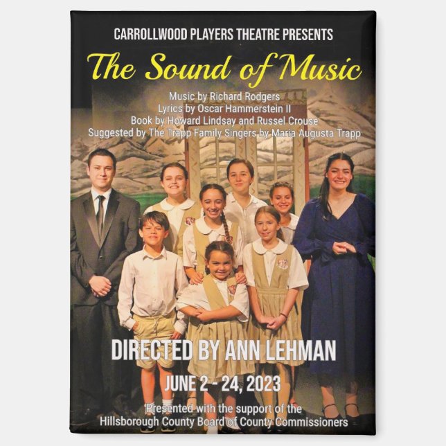 The Sound of Music Poster Magnet (Front)