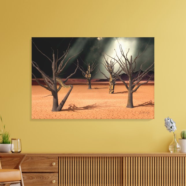 The Sound of Quiet Canvas Print (Insitu(LivingRoom))