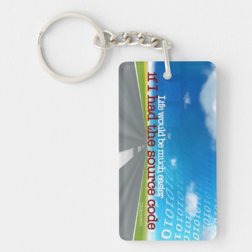 The source code Inspirational Quote Keychain