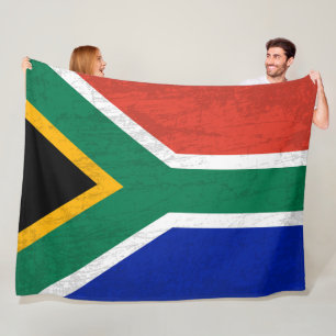 The South Africa Flag - A Tapestry of South Africa Fleece Blanket
