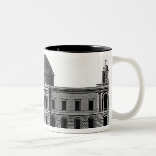 The South Elevation of Register House Two_Tone Coffee Mug