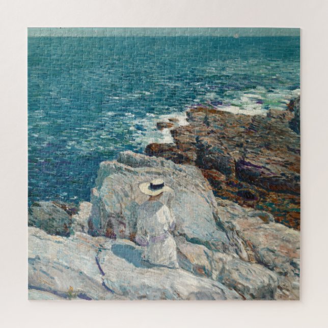 The South Ledges, Appledore by Childe Hassam Jigsaw Puzzle (Vertical)