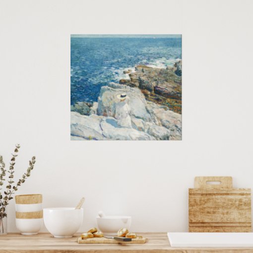 The South Ledges, Appledore by Childe Hassam Poster | Zazzle