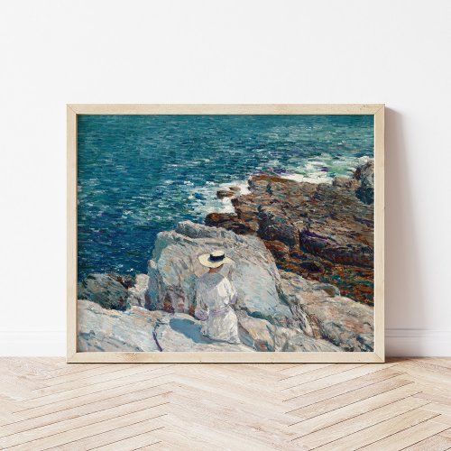 The South Ledges Appledore  Childe Hassam Poster