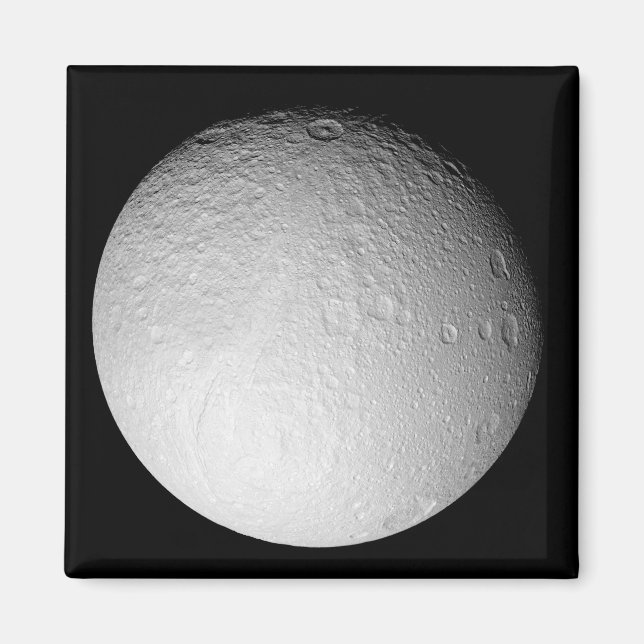 The South Pole of Saturn's moon Tethys Magnet (Front)