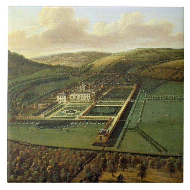 The Southeast Prospect of Hampton Court, Herefords Tile (Front)