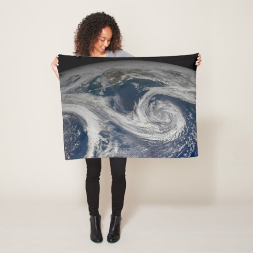 The Southern Alaska Coast And The Gulf Of Alaska Fleece Blanket