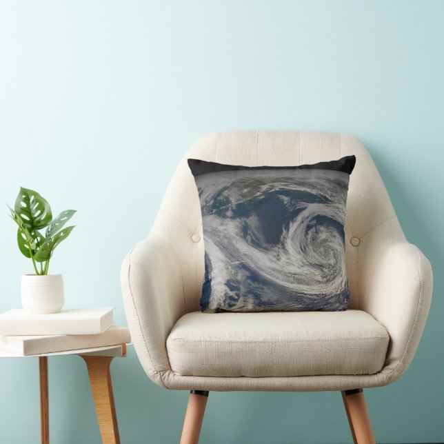 The Southern Alaska Coast And The Gulf Of Alaska. Throw Pillow (Chair)