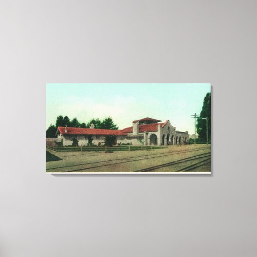 The Southern Pacific Railroad Depot Canvas Print