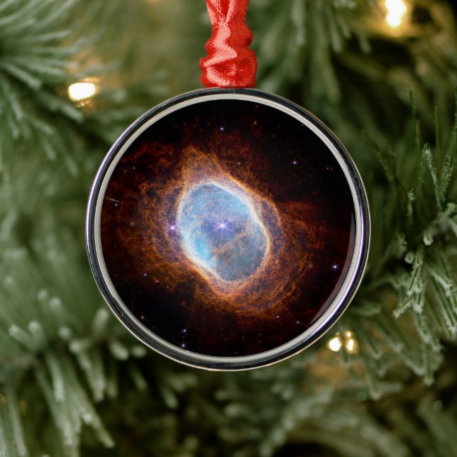 The Southern Ring Nebula Metal Ornament (Tree)