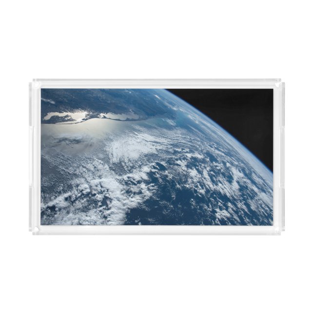 The Southern Tip Of Brazil Bordering Uruguay. Acrylic Tray (Front)