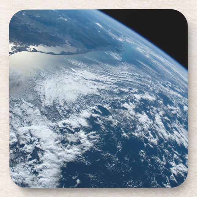 The Southern Tip Of Brazil Bordering Uruguay. Beverage Coaster (Front)