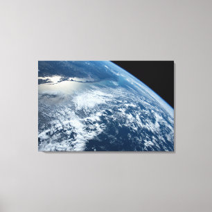 The Southern Tip Of Brazil Bordering Uruguay. Canvas Print