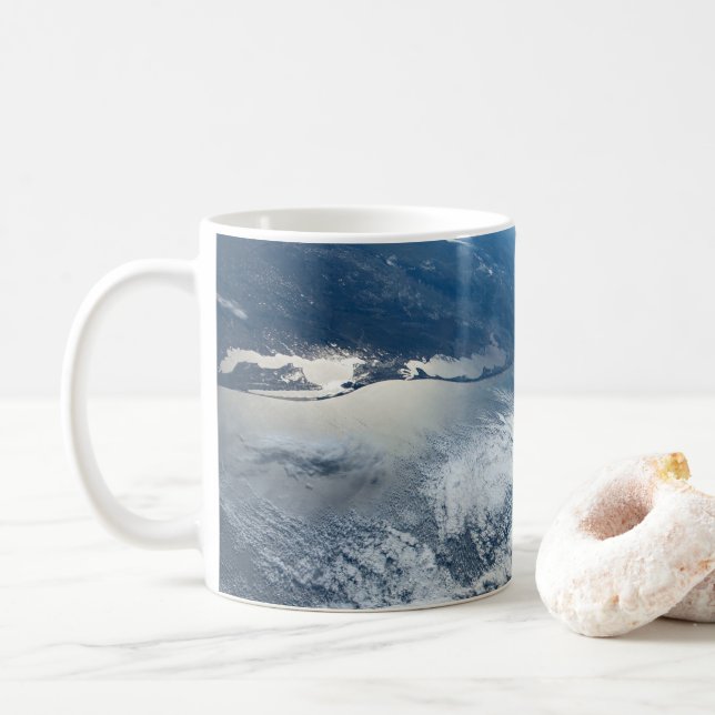 The Southern Tip Of Brazil Bordering Uruguay. Coffee Mug (With Donut)