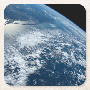 The Southern Tip Of Brazil Bordering Uruguay. Square Paper Coaster