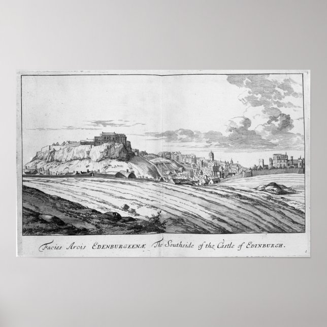 The Southside of the Castle of Edinburgh Poster (Front)