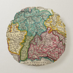 The southwest part of Germany Round Pillow