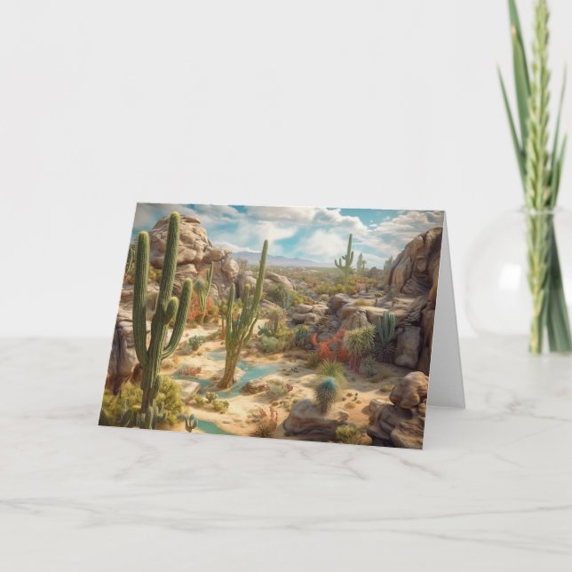 The Southwest says "Thanks" Thank You Card (Front)