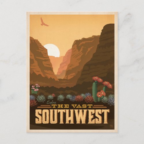 The Southwest  United States Postcard