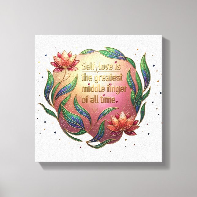 The Sovereign Heart Canvas Print (Front)