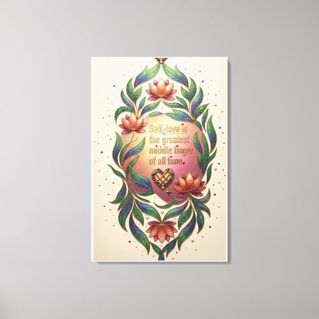 The Sovereign Heart Canvas Print (Front)