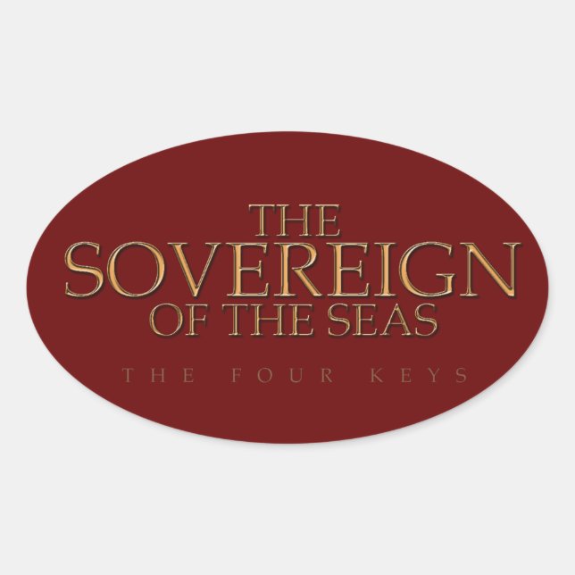 The Sovereign of the Seas Logo Sticker (Front)