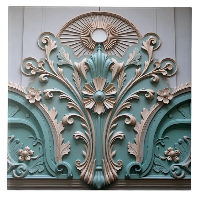The Sovereign Sun Ceramic Tile (Front)