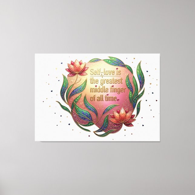 The Soveriegn Heart Canvas Print (Front)