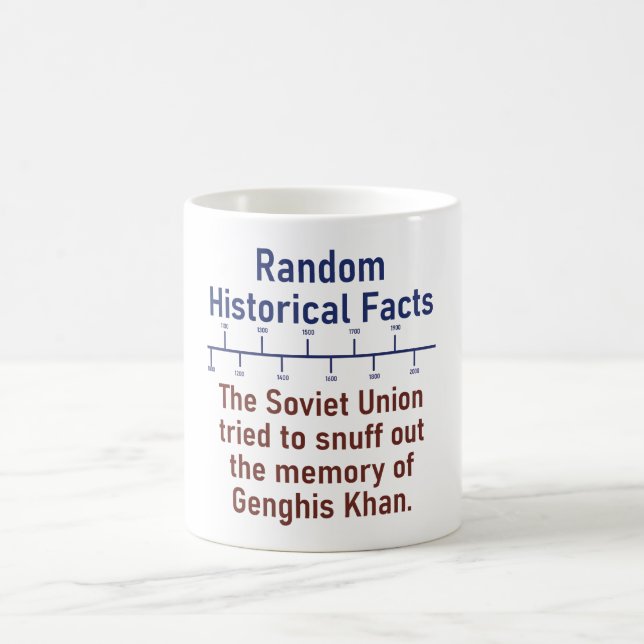 The Soviet Union Tried To Snuff Out  - History Fac Coffee Mug (Center)
