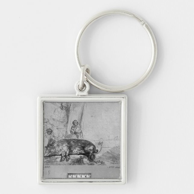 The Sow, 1643 Keychain (Front)