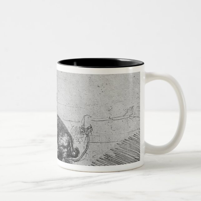 The Sow, 1643 Two-Tone Coffee Mug (Right)