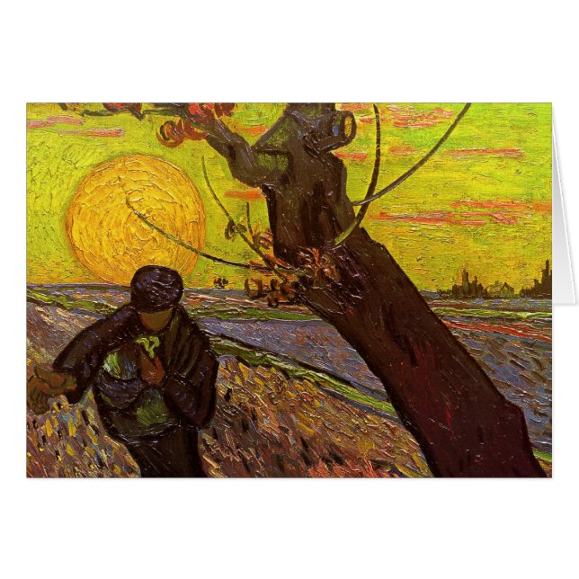 The Sower by Vincent van Gogh Cards (Front Horizontal)